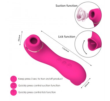 Suction Licking Vibrator